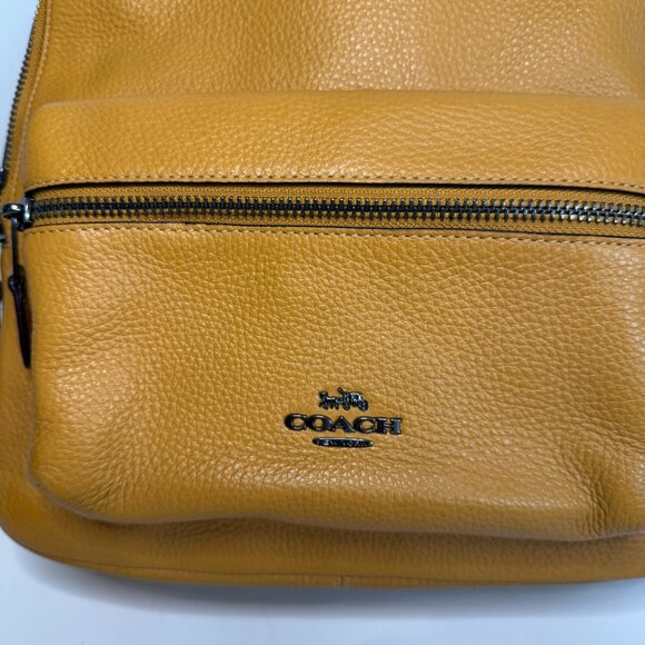 Coach Charlie Pebble Leather Backpack - Picture 4 of 4